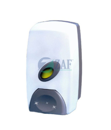 Manual Soap Dispenser - 800 ml, ABS Plastic Material, Elegant Push Button Design, Clear Viewing Window, Versatile Refilling Options