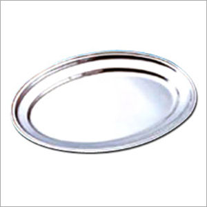 Silver S.S Oval Tray