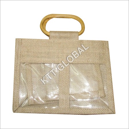 Can Bag - Jute Material, 15x20x10 Size, Cream Color | High Durability, Neat Stitching, Customizable Design & Size