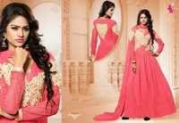 Cotton Embroidery Work Gowns Wholesale Sale