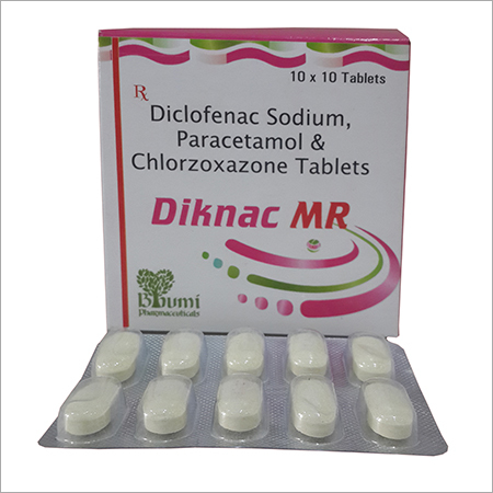 Diclofenac Sodium, Paracetamol & Chlorzoxazone