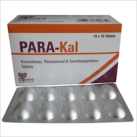 Aceclofenac  Paracetamol & Serratiopeptidase