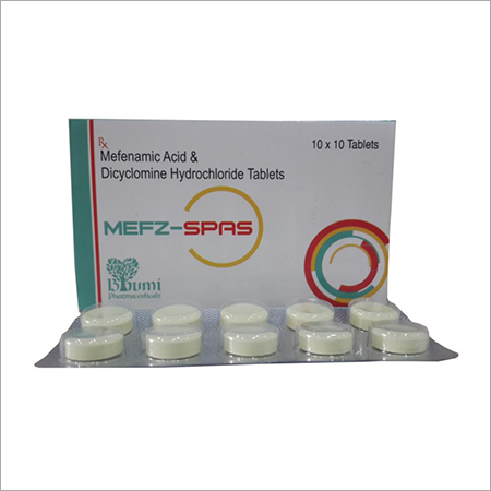 Mefenamic Acid & Dicyclomine Hyrochloride Tablet