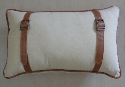 COTTON + PU CUSHION