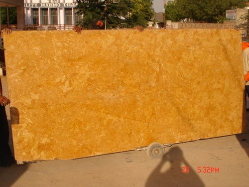 Golden Flower Marble