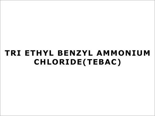 Tri Ethyl Benzyl Ammonium Chloride(Tebac) Application: Organic Synthesis
