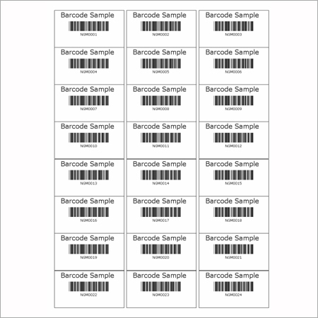 Price Tag Barcode Sticker