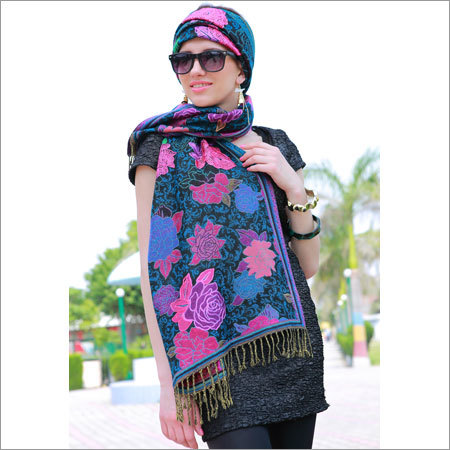 Ladies Scarves - Cotton, Medium Length, Multicolor | Printed Design, Machine Made for Daily Usage
