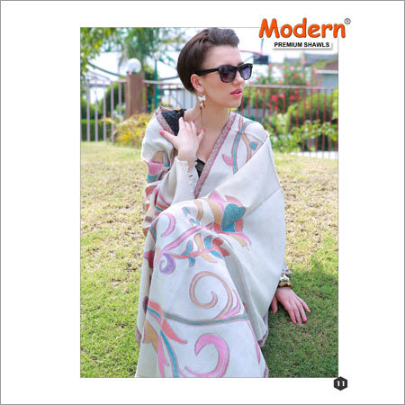 White Pashmina Shawls