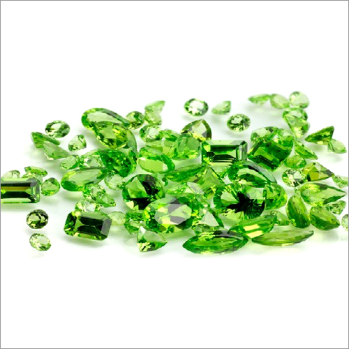 Emerald Cut Peridot Gemstone