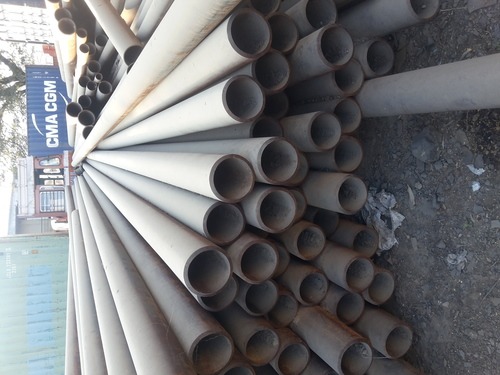 MS Round Pipe - Iron 140mm Diameter Seamless | ASTM 106 Grade Hot Rolled Manual Polish Varnished Finish End Protector Included