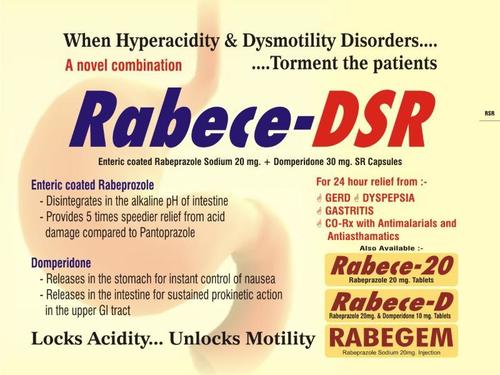 Enteric Coated Rabeprazole Sodium 20 Mg Capsule