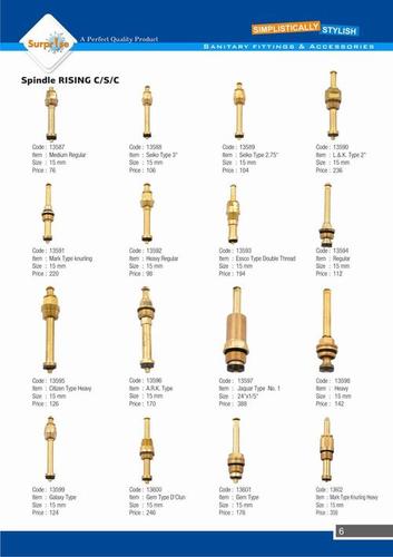 Brass Spindle Rising Valve