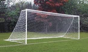 White Football Goal Post