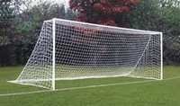 White Football Goal Post