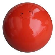 Cast Iron Shot Put Display Color: Red