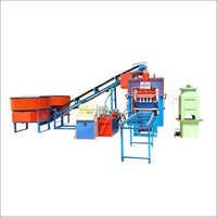 Fully Automatic Fly Ash Brick Making Machine - Color: Red And Blue