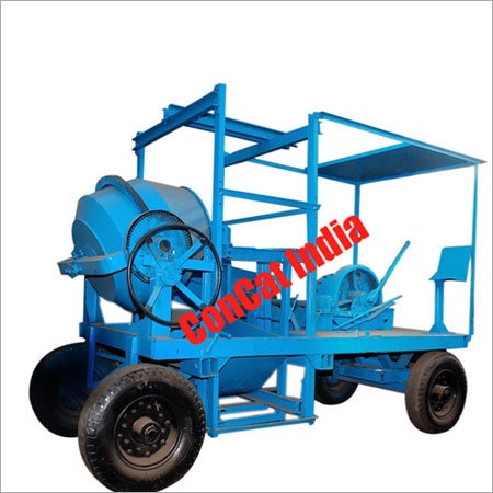 10/7 cft Concrete Mixer Mobile Hoist 4 Leg Type 10/7 cft Concrete Mixer Mobile Hoist 4 Leg Type