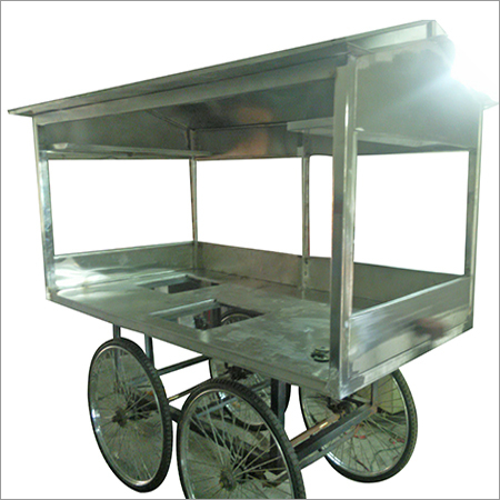 Stainless Steel Food Cart By SHIV KITCHEN EQUIPMENTS