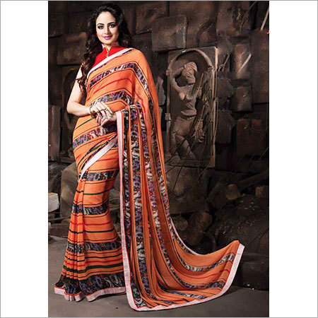 Designer Printed Saree