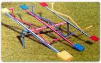 Triple Seesaw - Metal Construction , Low Maintenance and Trouble-Free Operation for Enhanced Playtime Fun