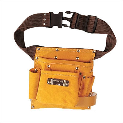6 Pocket Split Leather Tool Bag