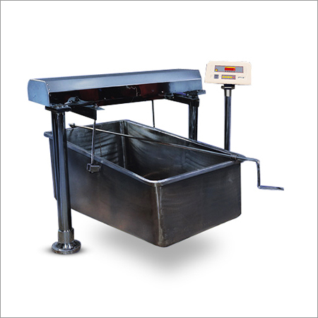 Milk weighing scales