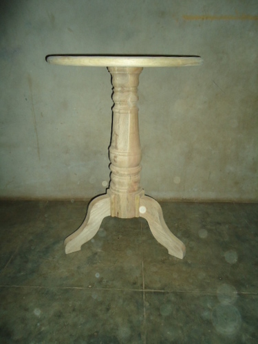 Candle Holder - Wood, Beige, Unfinished | Elegant Design, Durable, Sturdy Base, Easy Assembly, Classic Style