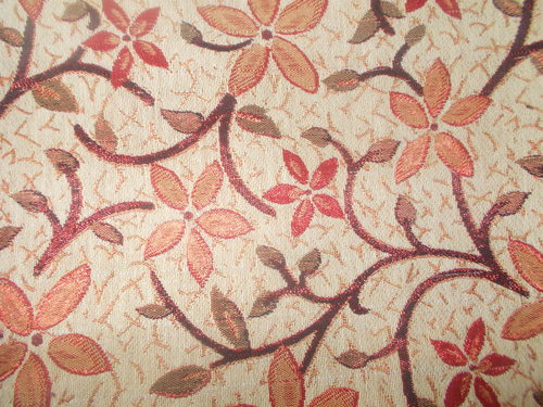 Floral Printed Jacquard Belgium Fabric
