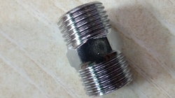 Ss And Brass Hex Nipple