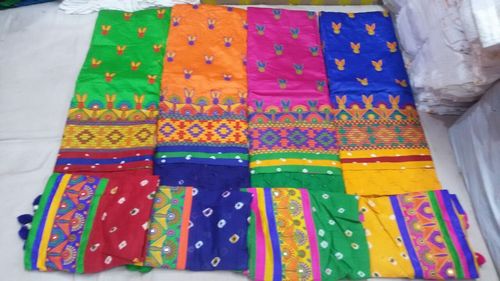 Bandhani Dress With Dupatta Work