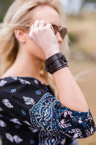 Dark Brown Ladies Hand Bands