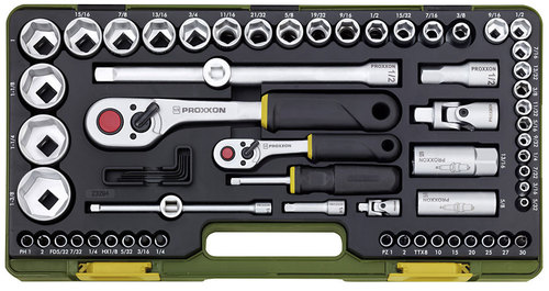65-piece complete set for imperial sizes with bato