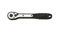 Precision Ratchet Tool - 1/4 Inch Chrome Steel, 44 Teeth Drive With Soft-touch Hytrel Grip, Quick-release Button
