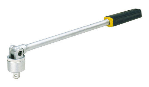 Extra long bar with universal joint and ratchet me