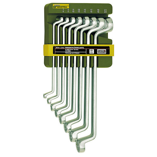 8-piece SlimLine double ring spanner set