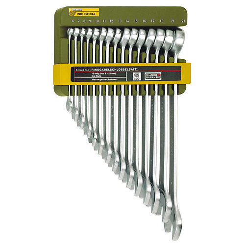 15-piece SlimLine combination spanner set