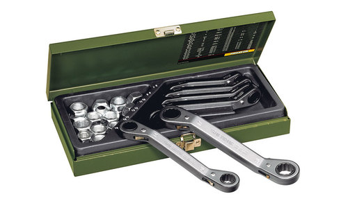 Speeder ratchet spanner set  6 piece