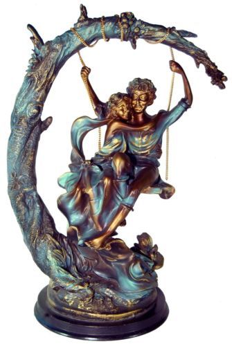 Valentine Gifts Romantic Hanging Couple Lovers Sculpture Statue