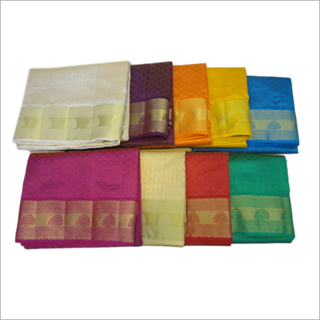 Tussar Jacquard Dyed Fabrics