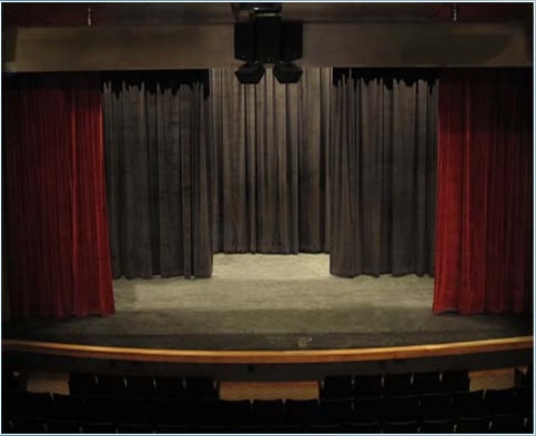 Auditorium Stage Curtain Wings