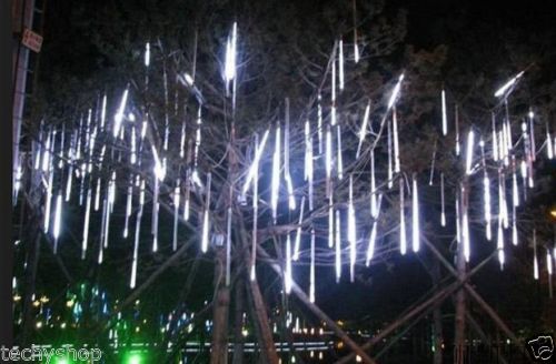 Set of 50 Colorful LED Meteor Shower Rain Tube Lights for Diwali Decoration