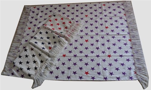 COTTON PRINTED THROW