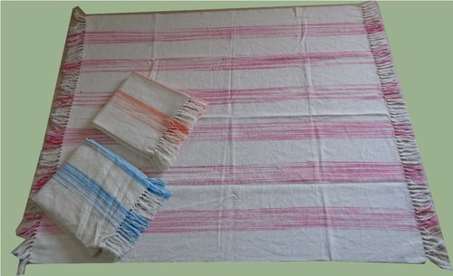 COTTON WOVEN THROW