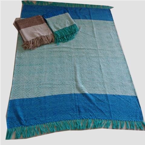 COTTON WOVEN THROW