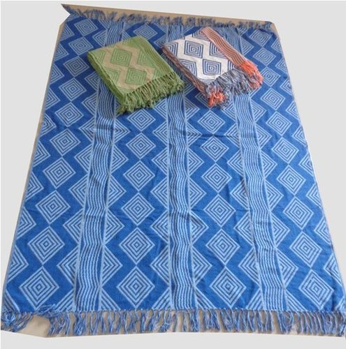 COTTON WOVEN THROW