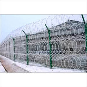 Silver Concertina Wire