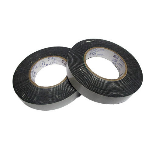 Adhesive Foam Tape - Black, 1/2 Inch to 2 Inch Width, 0.5 mm Thickness | High Adhesion, Heat Resistance, Ideal for Sealing and Binding