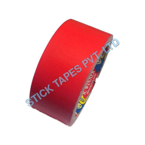 Book Binding Double Sided Tape - PVC 5cmx50m, Red | Highly Adhesive, Water Resistant, Biodegradable, Durable