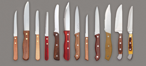 Wooden Handled Steak Knives